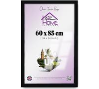 A2Z Home Solutions Stylish Ready-to-Hang MDF Poster Frame 60 x 85 CM | Clear HD Perspex | Solid Hanging Clip | Shrink Wrapped | Enhance Any Interior Space: Home, Office, Studio & Beyond [Black]