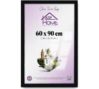 A2Z Home Solutions Stylish Ready-to-Hang MDF Poster Frame 60 x 90 CM | Clear HD Perspex | Solid Hanging Clip | Shrink Wrapped | Enhance Any Interior Space: Home, Office, Studio & Beyond [Black]