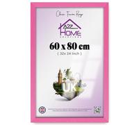 A2Z Home Solutions® Wall Floating Poster Frame Pink 80x60 Frame Family Photo Print Picture Painting Durable MDF Wood With Clear HD Perspex 30x15 MM Moulding