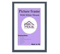 A2Z Home Solutions® Wall Poster Picture Frame With Mount to Hang Portrait or Landscape Art Gallery Dark Grey Photo Frame With White Mount- 45x55 cm Pic Size 35x45 cm