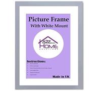 A2Z Home Solutions® Wall Poster Picture Frame With Mount to Hang Portrait or Landscape Art Gallery Light Grey Photo Frame With White Mount- 45x55 cm Pic Size 35x45 cm
