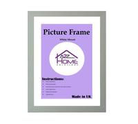 A2Z Home Solutions® Wall Poster Picture Frame With Mount to Hang Portrait or Landscape Art Gallery Silver Photo Frame With White Mount- A2 Pic Size A3
