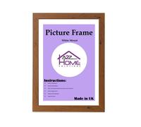 A2Z Home Solutions® Wall Poster Picture Frame With Mount to Hang Portrait or Landscape Art Gallery walnut Photo Frame With White Mount- 20''x16'' Pic Size A3