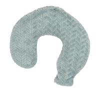 A2Z Hot Water Bottle 1100ML U Shaped Neck Hot Water Bottle Plush Chevron Grey Fleece Cover Neck Warmer for Ultimate Relaxation and Therapeutic Warmth