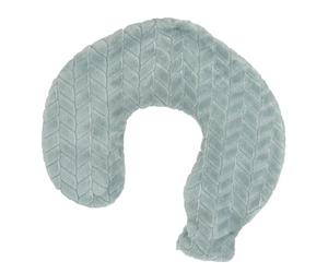 A2Z Hot Water Bottle 1100ML U Shaped Neck Hot Water Bottle Plush Chevron Grey Fleece Cover Neck Warmer for Ultimate Relaxation and Therapeutic Warmth