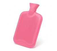 A2Z Hot Water Bottle 2 Liter Capacity Durable Leak Proof Plain Rubber Bottle - Hot Bottle AZ1520 Pink