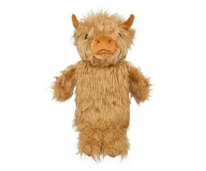 A2Z Hot Water Bottles 3D Animal Dragon Soft Plush Fleece Cover 750ML Durable Leak Proof Rubber Bottle Pain Relief Cosy Nights Neck Back Shoulder Warmer Sofa Bedtime Heat Theraphy (Highland Cow)