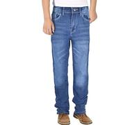 A2Z Kids Boys Relaxed Straight Fit Boot Cut Jeans for Teens Stretchy - Jeans JN63 Mid Blue 5-6