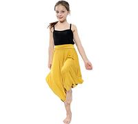 A2Z Kids Harem Trousers Ali Baba Style Tie Dye Casual Yoga - Harem Skirt Mustard 9-10