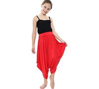 A2Z Kids Harem Trousers Ali Baba Style Tie Dye Casual Yoga - Harem Skirt Red 11-12