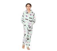 A2Z Kids Varsity Print Onesie Pyjama Set - E.Soft 928 Varsity Apple Green._7-8