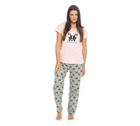 A2Z Ladies 100% Cotton Short Sleeve Pyjama Set - PJS LDS 447 Frenchie 20-22