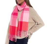 A2Z Ladies Check Scarf with Tassels - Scarf 1013 Pink Check