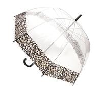 A2Z Ladies Clear Bubble Umbrella Transparent Dome Canopy Ultra Waterproof Wind Resist Soft Handle Hearts Butterfly Animal Sauage Dog Leopard Classic Umbrellas Heavy Rainfall Streets Walking Brolly