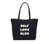 A2Z Ladies Corduroy Tote Bag SELF LOVE CLUB Applique Mustard & Navy Colours - Tote Bag 1237 Self Love Navy