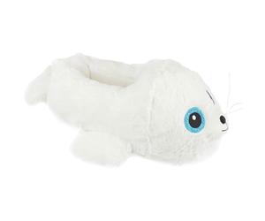 A2Z Ladies Cute 3D Animal Novelty Slippers Winter Plush Warm Boot Slippers - SLPR LDS AZ32003 Seal White 7/8 UK