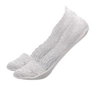 A2Z Ladies Invisible Lace Shoe Liners No Show Boat Socks 2 Pack Size 4-7 UK | Low Cut Lace Shoe Liners 2 Pack with Anti Slip Fit for Trainers Size 4-7 UK