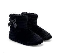 A2Z Ladies Memory Foam Faux Fur Bootie Slippers Winter Warm Cozy