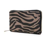 A2Z Ladies Small Animal Print Purse Faux Leather Zip Around Wallet Compact - Purse 1250 Zebra Print One Size