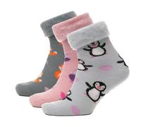 A2Z Ladies Socks Pack Of 3 Animal Novelty Brushed Bed Socks Socks - Socks LS184 3 Pack 4-8