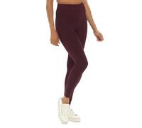 A2Z Ladies Velvet Plush Thermal Fleece Lined Legging Soft - Legging LL1256 Plum Marl S/M