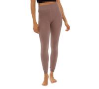 A2Z Ladies Velvet Plush Thermal Fleece Lined Legging Soft - Legging LL1257 Mocha Marl M/L