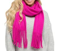 A2Z Ladies Winter Scarf Womens Oversized Scarves Warm Soft Plush Shawl - Scarf 1012 Hot Pink One Size