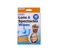 A2Z Lens Cleaning Wipes Pack of 30 Moist Tissues Optical Care Sheets
