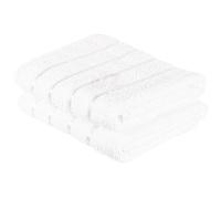 A2Z Luxurious 100% Cotton White Color Towels 500 GSM Soft Absorbent Set Of 2 Bath Towel (66x118 cm)
