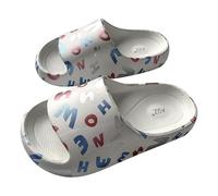 A2Z Matching Mum Daughter Sliders Soft EVA Non Slip Shower Pool Slippers - Slider 1308 Alphabet 11/12 UK CH