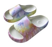 A2Z Matching Mum Daughter Sliders Soft EVA Non Slip Shower Pool Slippers - Slider 1308 Tie Dye 2/3 UK