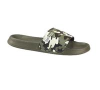 A2Z Men Open Toe Slip on Sliders Chunkey Sole Beach - Slider Men AZ350516 Green 9 UK