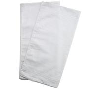 A2Z Mens 10 Pack White Handkerchiefs 37x37cm Soft Cotton Feel Hankies Reusable Gentle Everyday Pocket Tissues Durable Washable Plain Weave Fabric Classic Mens Accessories Gift Set