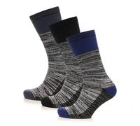 A2Z Mens 3 Pack Workwear Crew Socks Cushioned Work Professional Thick Work - Socks MS1284 Assorted B 3 Pack 7-11