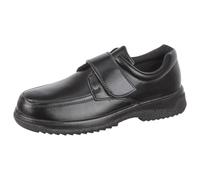A2Z Mens Black Touch Fastening - Shoes MEN Victor Black 10 UK