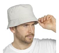 A2Z Mens Bucket Hat Summer Foldable - Men Bucket Hats AZ4816 Beige L/XL