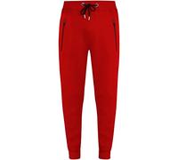 A2Z Mens Fleece Joggers Zipped Pockets Drawstring Cuffed Gymwear Sweatpants | Elasticated Waistband Adjustable Cord Supports Flexible Dressing While Ribbed Ankle Hems Create Neat Tapered Shape Daily Wear