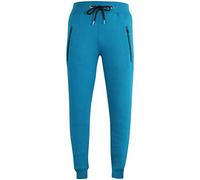 A2Z Mens Fleece Jogging Bottoms Joggers 2 Tone Exercise Sweatpants Gym Trousers Tracksuit Pants Size S-4XL Blue
