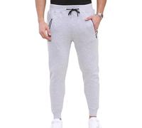 A2Z Mens Fleece Jogging Bottoms Joggers 2 Tone Exercise Sweatpants Gym Trousers Tracksuit Pants Size S-4XL Grey