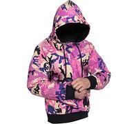 A2Z Mens Fleece Pullover Hoodie - Plain Sweatshirt Camo Baby Pink XL