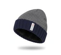 A2Z Mens Hat Cable Knitted Fleece Lined Beanie 3M Thinsulate Insulation Thermal Hats - Hat MH605 Navy One Size