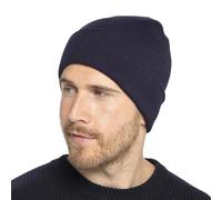 A2Z Mens Hat Ribbed Turn Up Knit Beanie Durable Stylish Winter Warm Plain Cozy Caps Soft Feel Casual Knit hat Comfortable Lightweight Breathable Cold Weather Fashionable Sports Everyday Hat Caps Navy