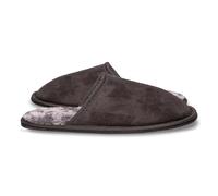A2Z Mens Mule Slippers Faux Fur Slip-On Sliders Adults Warm Fleece Lining - SLPR Men Joseph Grey 6/7 UK