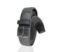 A2Z Mens Stretch Belts Elasticated Braided Woven - Belt MB122 Grey M/L