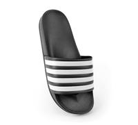 A2Z Mens Summer Pool Sliders - Sliders Men AZ31908 Black/White 10
