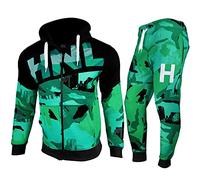 A2Z Mens Tracksuit Fashion Full HNL Athletic - T.S HNL Green M