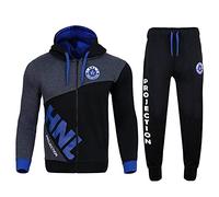 A2Z Mens Tracksuit Kings Embroidered Hoodie - T.S HNL Dady Royal._ 3XL