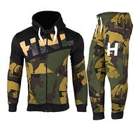 A2Z Mens Tracksuit Kings Embroidered Hoodie - T.S HNL Khaki._M