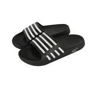 A2Z Mens Womens Boys Girls EVA Sliders Soft Lightweight Pool Slides Non Slip - Slider 1306 Black 8 UK
