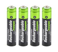 A2Z NiMH Rechargeable Accu Power Battery 550mAh Rechargeable Batteries Lasts Long AAA Size Battries Pack of 4 Low Self Discharge Battery for Torches Remote Controls Radios Toys and Torches